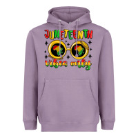 Lavender juneteenth vibes only Heavyweight Hoodie - MaliasSmallBusiness
