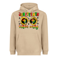 Mushroom juneteenth vibes only Heavyweight Hoodie - MaliasSmallBusiness