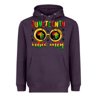 Plum juneteenth vibes only Heavyweight Hoodie - MaliasSmallBusiness