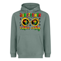 Sage juneteenth vibes only Heavyweight Hoodie - MaliasSmallBusiness