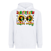 White juneteenth vibes only Heavyweight Hoodie - MaliasSmallBusiness