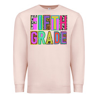 Pale Pink fifth grade Premium Sweatshirt - NancyCooperArtShop
