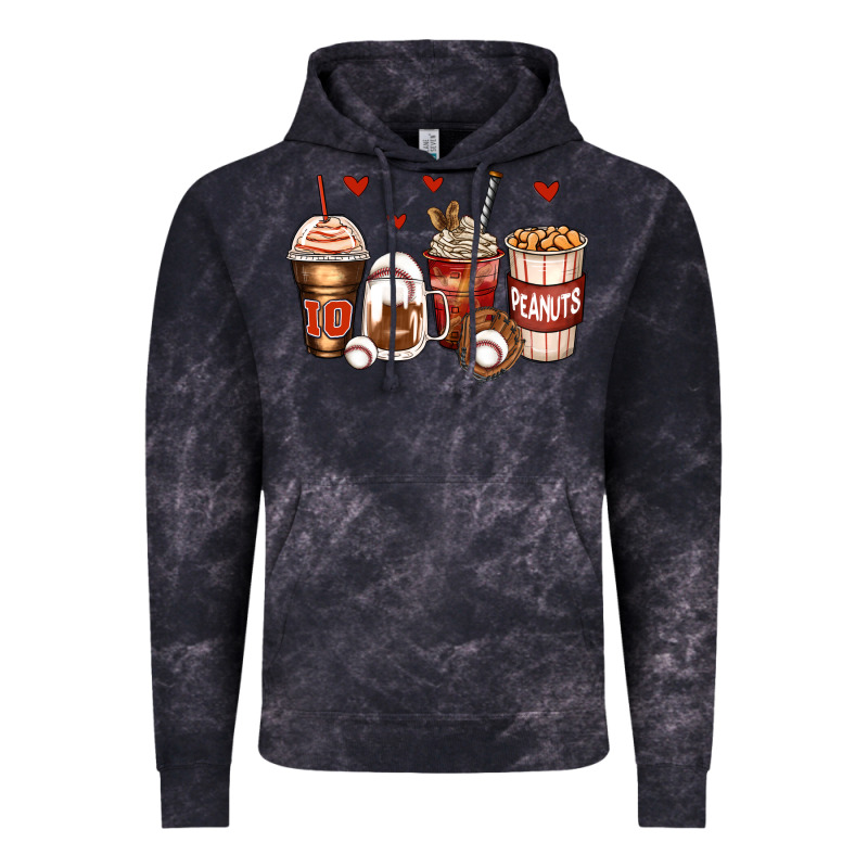 Baseball Coffee Cups Vintage Hoodie by Zillion Design Studio | Teevron