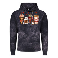 Cloud Black baseball coffee cups Vintage Hoodie - Zillion Design Studio