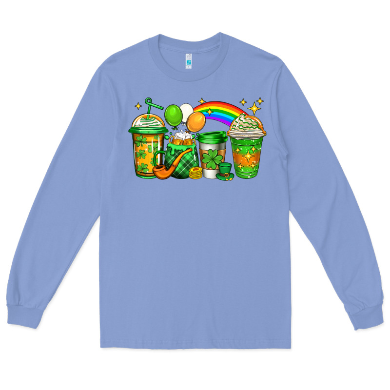 St Patricks Coffee Long Sleeve Tee by Jasminsmagicworld | Teevron