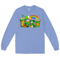 Colony Blue st patricks coffee Long Sleeve Tee - Jasminsmagicworld