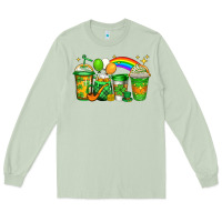 Matcha st patricks coffee Long Sleeve Tee - Jasminsmagicworld
