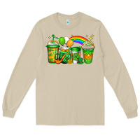 Mushroom st patricks coffee Long Sleeve Tee - Jasminsmagicworld