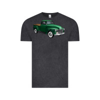 Western Green Truck Right 34 View 1 Vintage Tee | Teevron