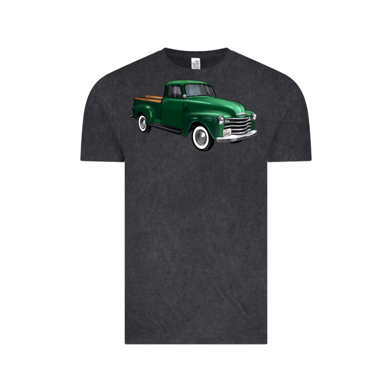 Western Green Truck Right 34 View 1 Vintage Tee by FaDigitalArtStudio | Teevron