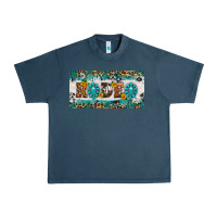 Midnight Navy rodeo license plate Urban Heavy Tee - HRA Design Shop
