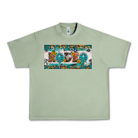 Oil Green rodeo license plate Urban Heavy Tee - HRA Design Shop