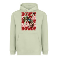 Matcha howdy santa cowboy christmas Heavyweight Hoodie - MaliasSmallBusiness