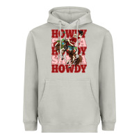 Moon Dust howdy santa cowboy christmas Heavyweight Hoodie - MaliasSmallBusiness