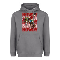 Storm howdy santa cowboy christmas Heavyweight Hoodie - MaliasSmallBusiness
