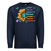 Navy you are inspiration Premium Sweatshirt - MaliasSmallBusiness