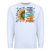 White you are inspiration Premium Sweatshirt - MaliasSmallBusiness