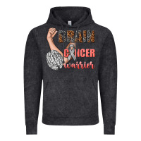 Vintage Black brain cancer warrior Vintage Hoodie - texasbilliewilder
