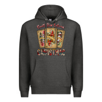 Charcoal Heather dont stop believin christmas Premium Hoodie - SublimationCraftShop
