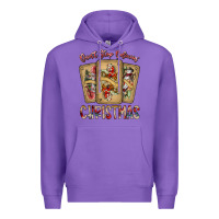 Purple dont stop believin christmas Premium Hoodie - SublimationCraftShop