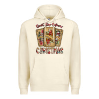 Sandshell dont stop believin christmas Premium Hoodie - SublimationCraftShop