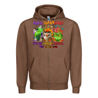 Chestnut Hallothanksmas Zipper Hoodie - NancyCooperArtShop