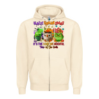 Sandshell Hallothanksmas Zipper Hoodie - NancyCooperArtShop