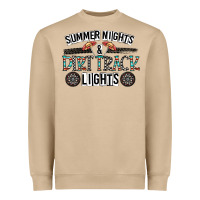 Summer Night & Dirt Track Lights Heavyweight Sweatshirt | Teevron