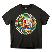 Asphalt Christmas Jolly Teacher Heavy Core Tee - Artiststas
