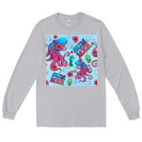 Moon Dust summer and octopus seamless pattern Long Sleeve Tee - BundleAndBundleShop