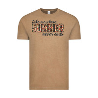 Vintage Coffee take me where summer never ends Vintage Tee - CowhideDigitalArt