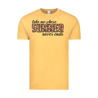 Vintage Mustard take me where summer never ends Vintage Tee - CowhideDigitalArt
