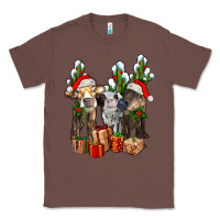 Chestnut western christmas cows and cactuses Classic Tee - AdoDesignShop