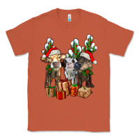 Copper western christmas cows and cactuses Classic Tee - AdoDesignShop