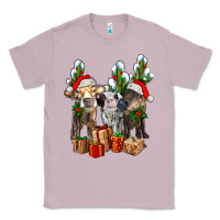 Lilac western christmas cows and cactuses Classic Tee - AdoDesignShop