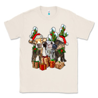 Natural western christmas cows and cactuses Classic Tee - AdoDesignShop