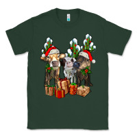 Sports Green western christmas cows and cactuses Classic Tee - AdoDesignShop