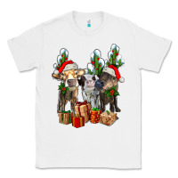 White western christmas cows and cactuses Classic Tee - AdoDesignShop