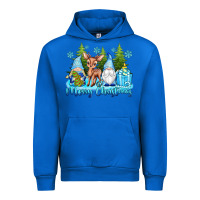 Cobalt merry christmas gnomes Urban Hoodie - texasbilliewilder