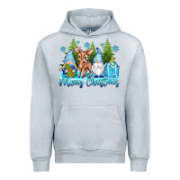 Heather Grey merry christmas gnomes Urban Hoodie - texasbilliewilder