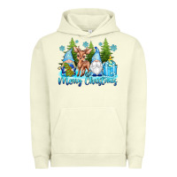 Pigment Pistachio merry christmas gnomes Urban Hoodie - texasbilliewilder