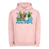 Pigment Salmon merry christmas gnomes Urban Hoodie - texasbilliewilder