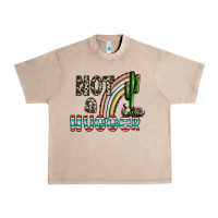 French Oak not a hugger Urban Heavy Tee - CowhideDigitalArt