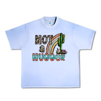 Grape Ice not a hugger Urban Heavy Tee - CowhideDigitalArt