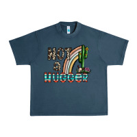 Midnight Navy not a hugger Urban Heavy Tee - CowhideDigitalArt
