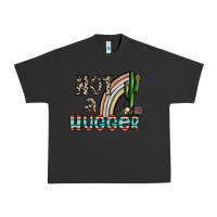 Pigment Black not a hugger Urban Heavy Tee - CowhideDigitalArt