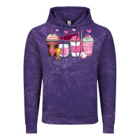 Cloud Purple volleyball coffee cups Vintage Hoodie - Zillion Design Studio