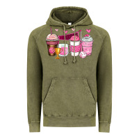 Vintage Olive volleyball coffee cups Vintage Hoodie - Zillion Design Studio