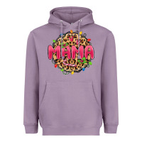 Lavender mama christmas lights Heavyweight Hoodie - MaliasSmallBusiness