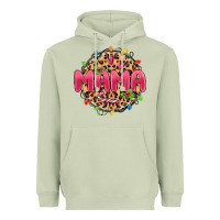Matcha mama christmas lights Heavyweight Hoodie - MaliasSmallBusiness